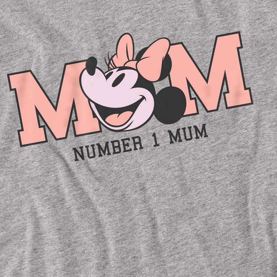 Disney Number 1 Mum Minnie Mouse Langarm T-Shirt  