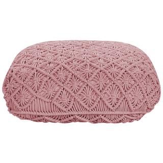 Beliani Pouf aus Baumwolle Boho BERRECHID  