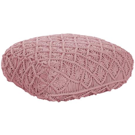 Beliani Pouf aus Baumwolle Boho BERRECHID  