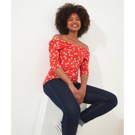 Joe Browns  Haut Jersey Bardot Petites Fleurs 