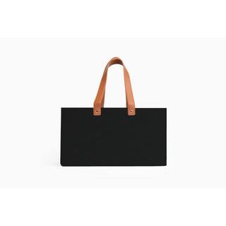 Only-bags.store  Sac d'organisation pour les enseignants, le bureau à domicile et le travail, les fournitures scolaires, la papeterie et les fournitures de bricolage - Modèle ouvert en feutre avec poignées en similicuir 