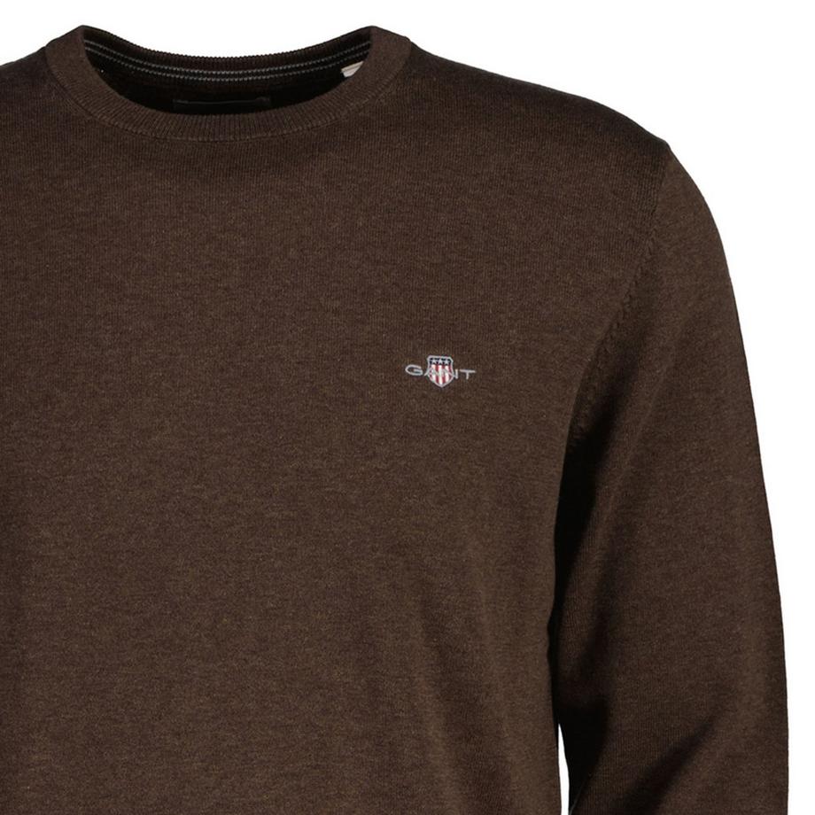 GANT Maglione in cotone classico girocollo  