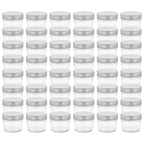 VidaXL Marmeladengläser mit deckeln 48 stk. glas  