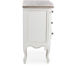 mutoni Commode 3 tiroirs Justine en bois  