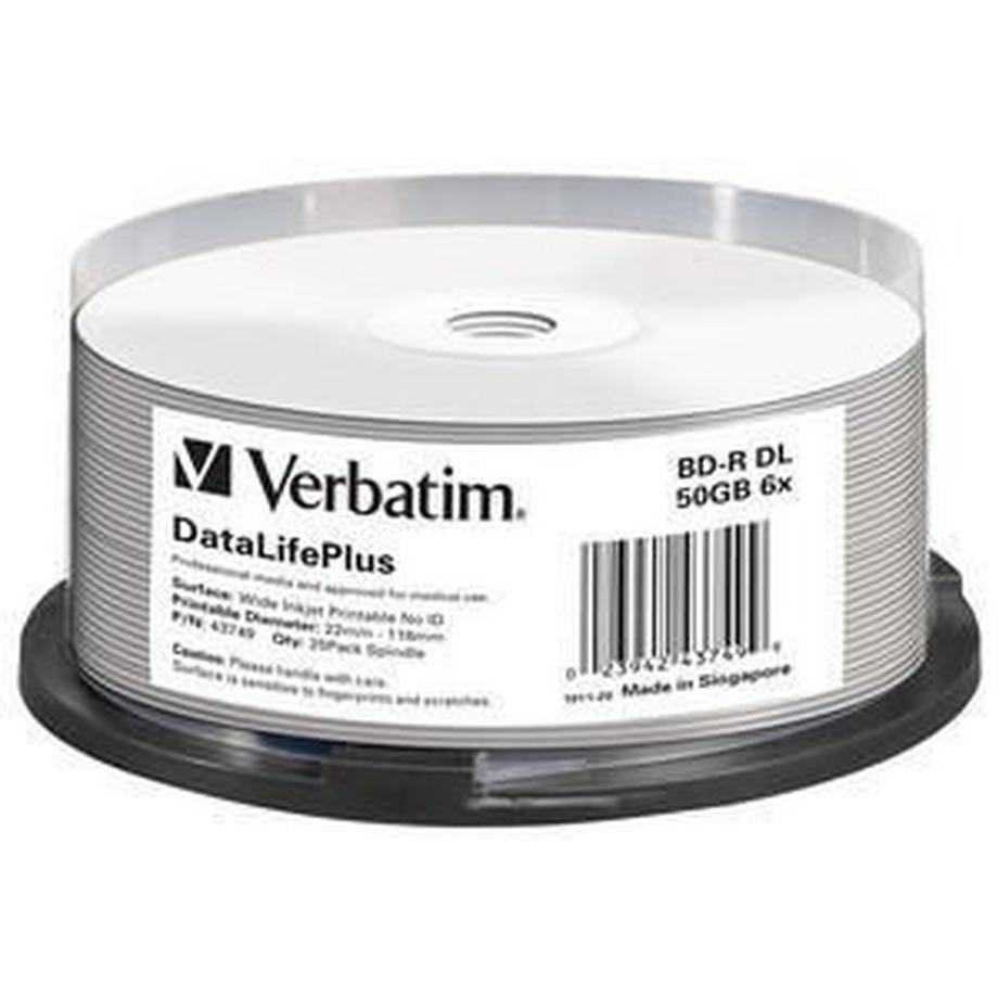 Verbatim DataLifePlus BD-R 50 GB 25 Stück(e)