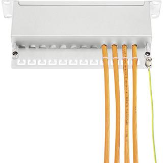 Renkforce  12 Port Patch-Panel 254 mm (10) CAT 6 1 HE Grau 