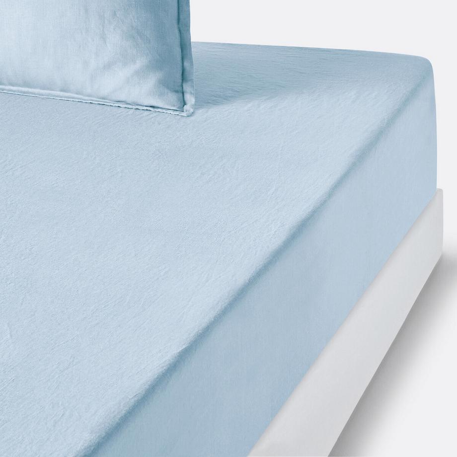 Fixleintuch Linot aus vorgewaschenem Leinen