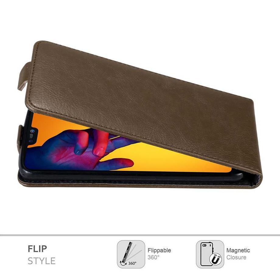 Cadorabo  Housse compatible avec Huawei P20 LITE 2018 / NOVA 3E - Coque de protection au design flip avec fermeture magnétique 