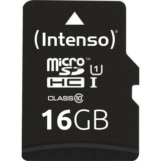 Intenso  Intenso Premium Scheda microSDHC 16 GB Class 10, UHS-I incl. Adattatore SD 