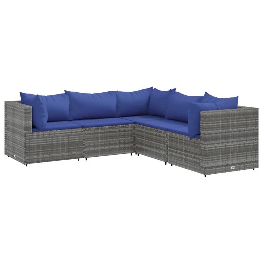 set salotto da giardino Polirattan