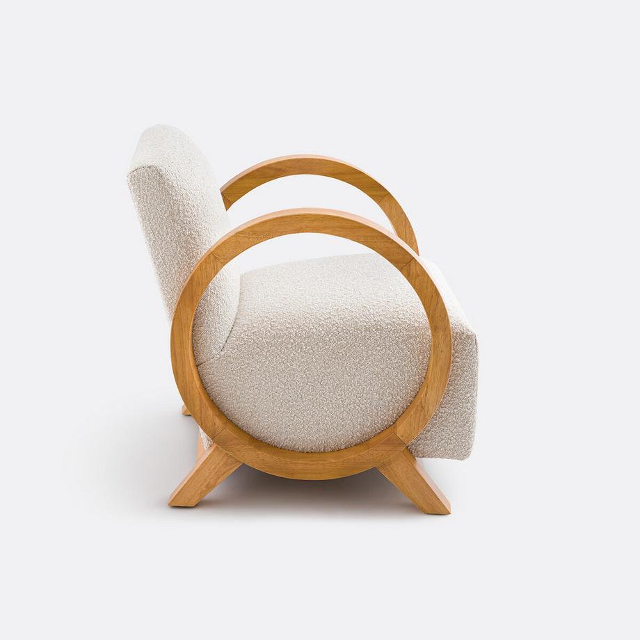 La Redoute Intérieurs Vintage-Sessel Berti aus Bouclé  