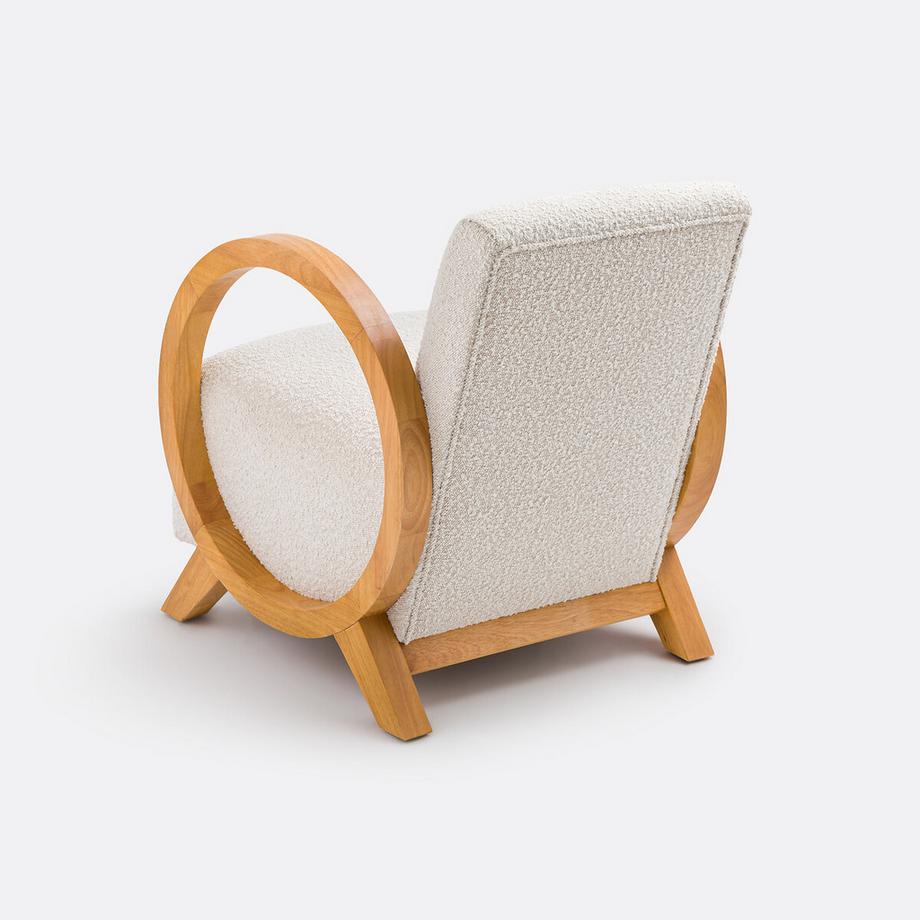 La Redoute Intérieurs Vintage-Sessel Berti aus Bouclé  