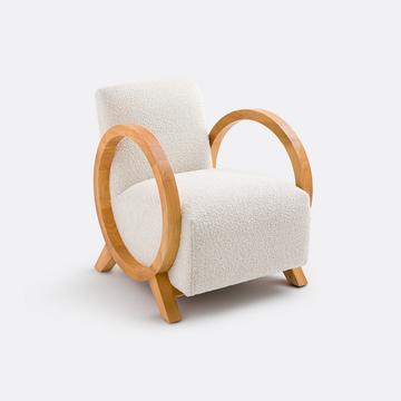 Vintage-Sessel Berti aus Bouclé