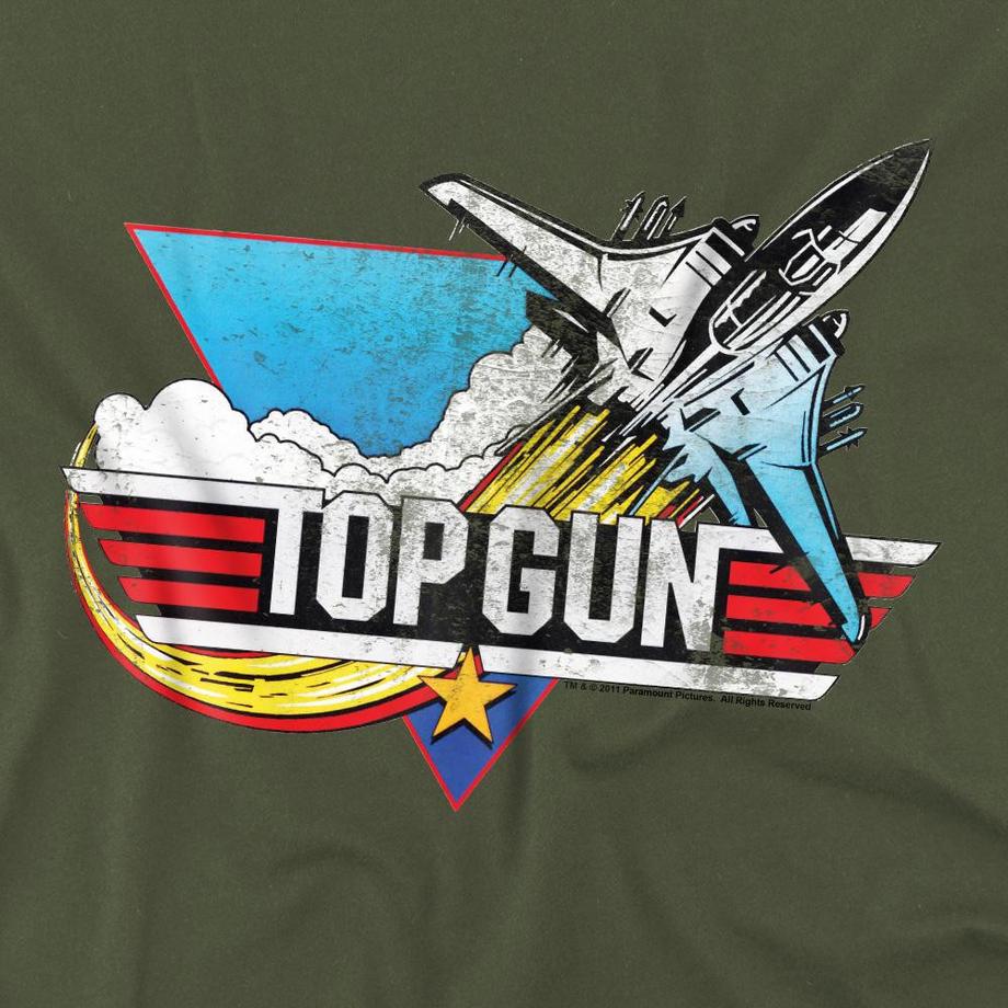 Top Gun Top Gun Grafik Print T-Shirt  