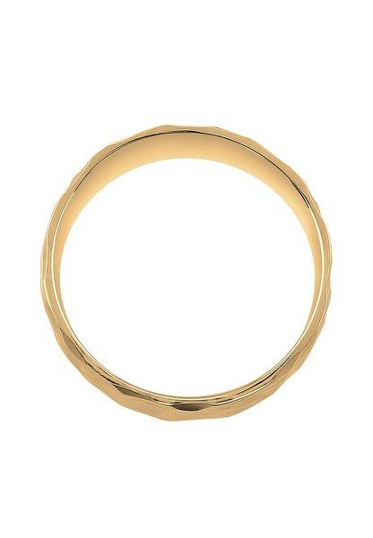 Elli  Ring Bandring Gehämmert 