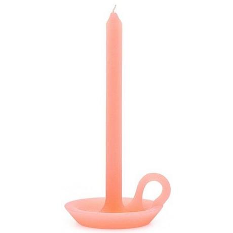 Tallow Candle Bougie Tallow Apricot Pink  