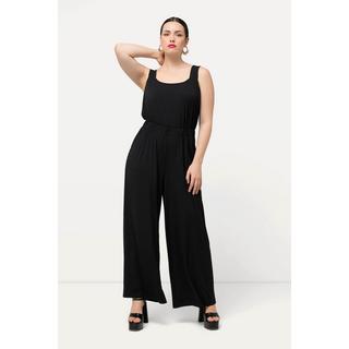 Ulla Popken  Jumpsuit Mary, Einteiler, Jersey, Rundhals, ärmellos 