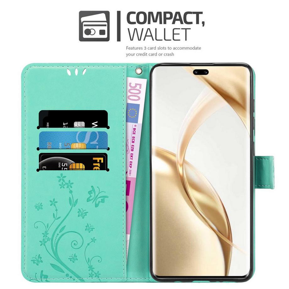Cadorabo  Custodia per Honor 200 Pro cover fiori design 
