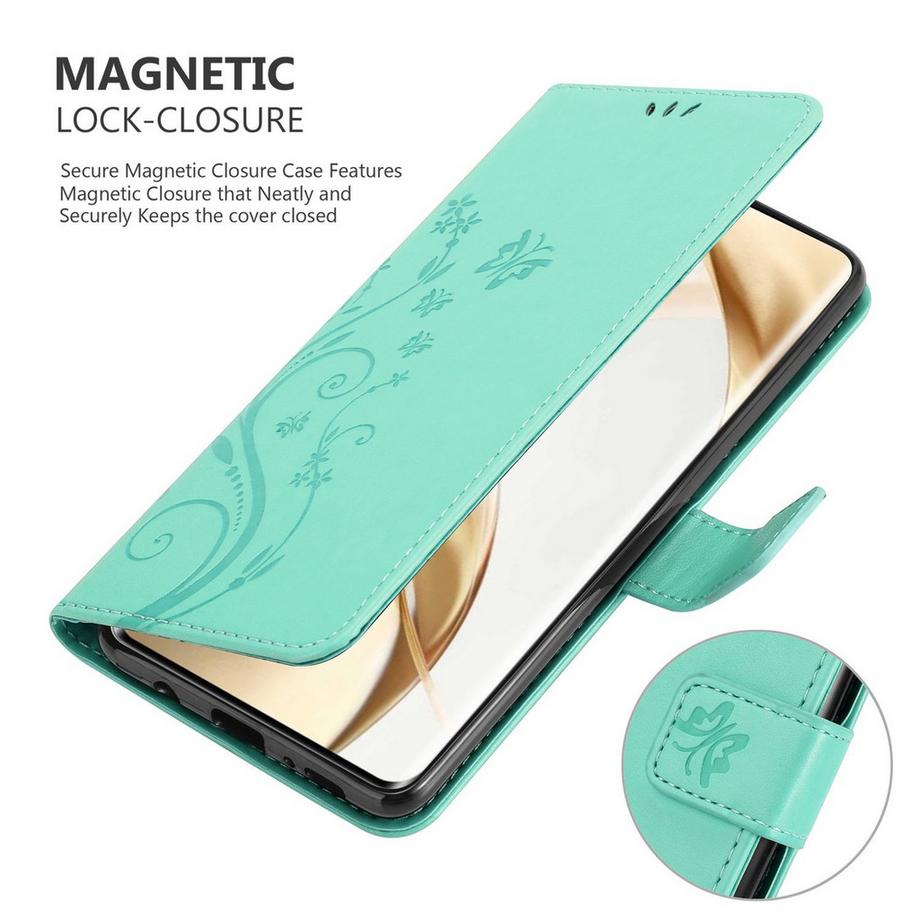 Cadorabo  Custodia per Honor 200 Pro cover fiori design 