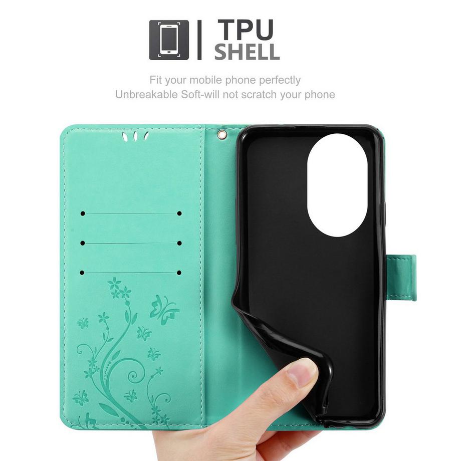 Cadorabo  Custodia per Honor 200 Pro cover fiori design 
