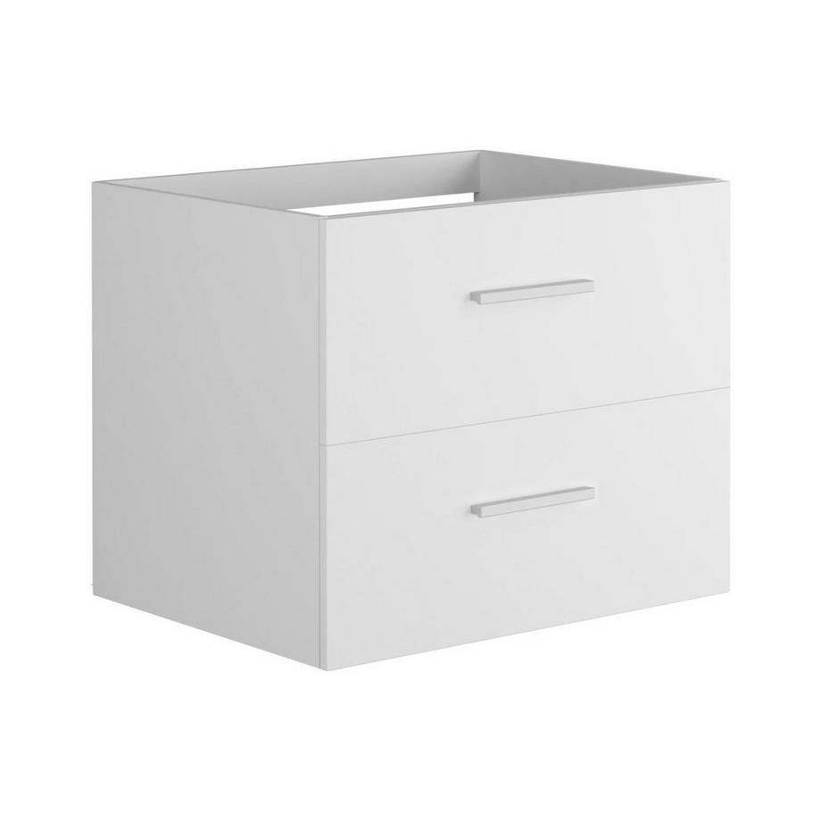 Mobile sotto lavabo sospeso 60 cm Bianco - KAYLA