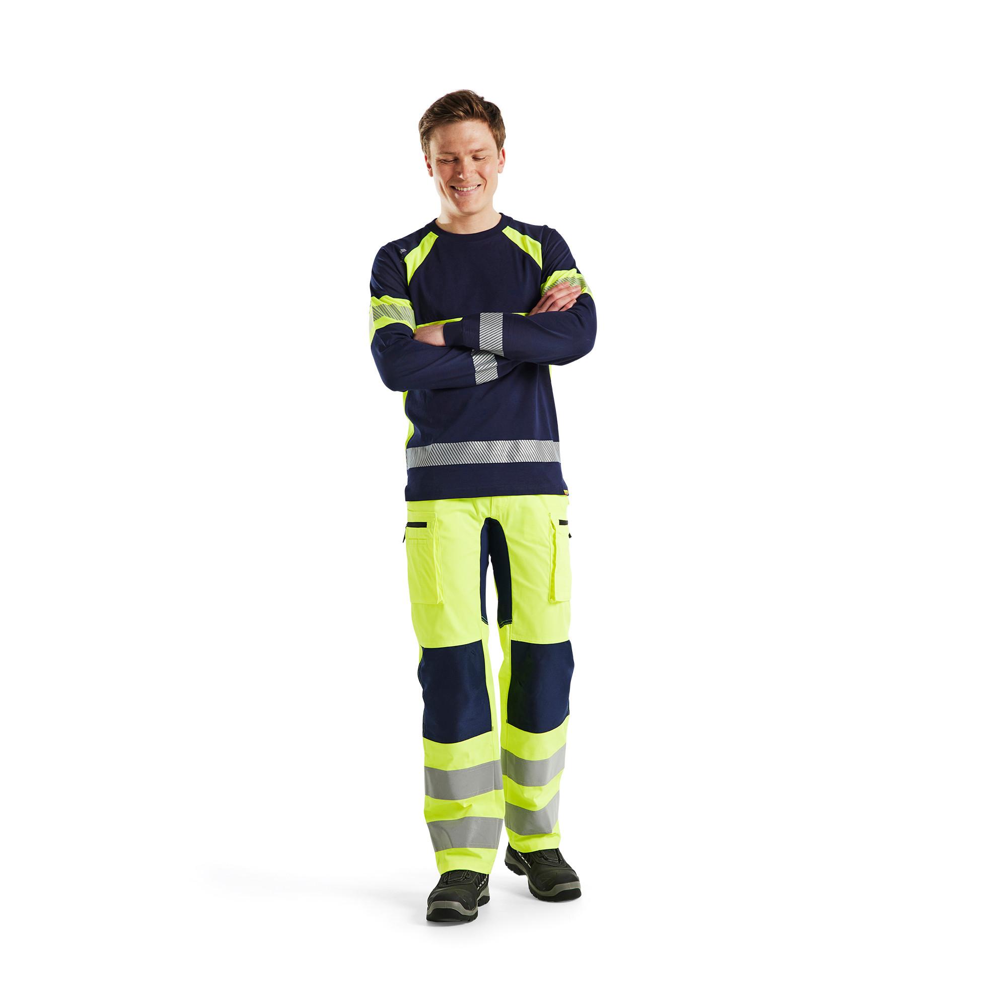 Blaklader Langarm High Visibility T-Shirt  