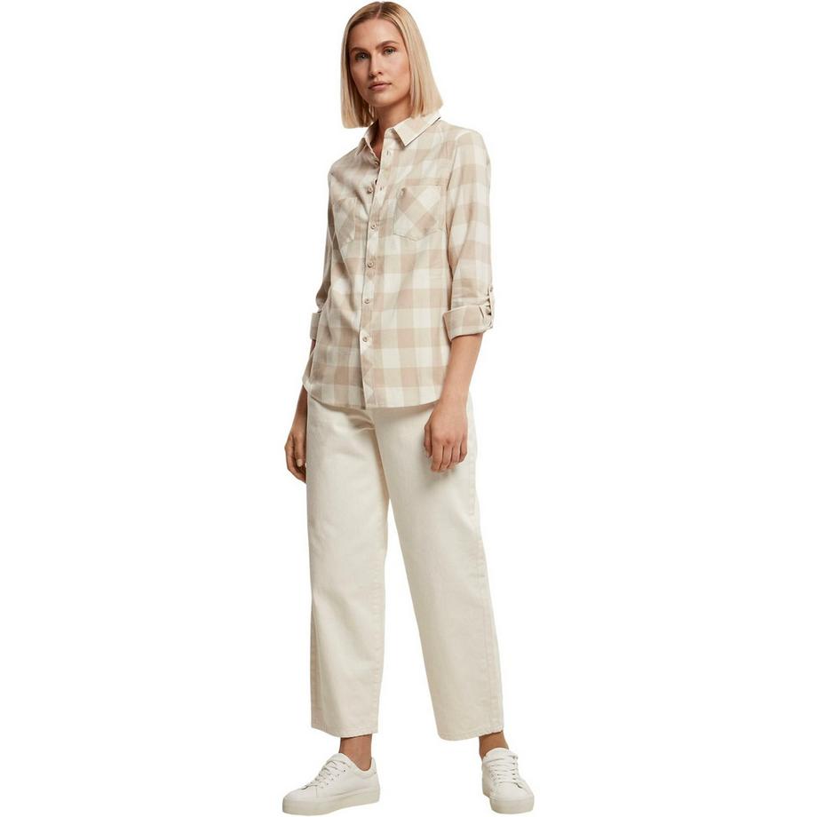 URBAN CLASSICS Chemise en flanelle à carreaux Turnup  