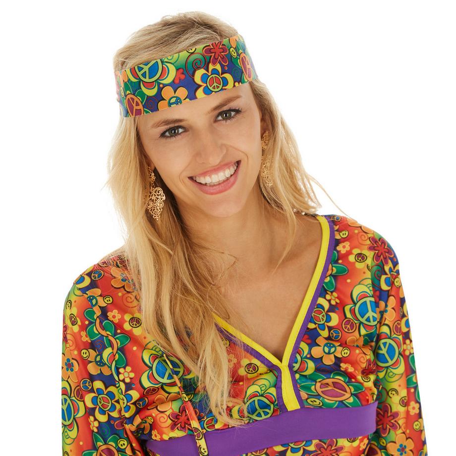Tectake  Frauenkostüm Hippie 