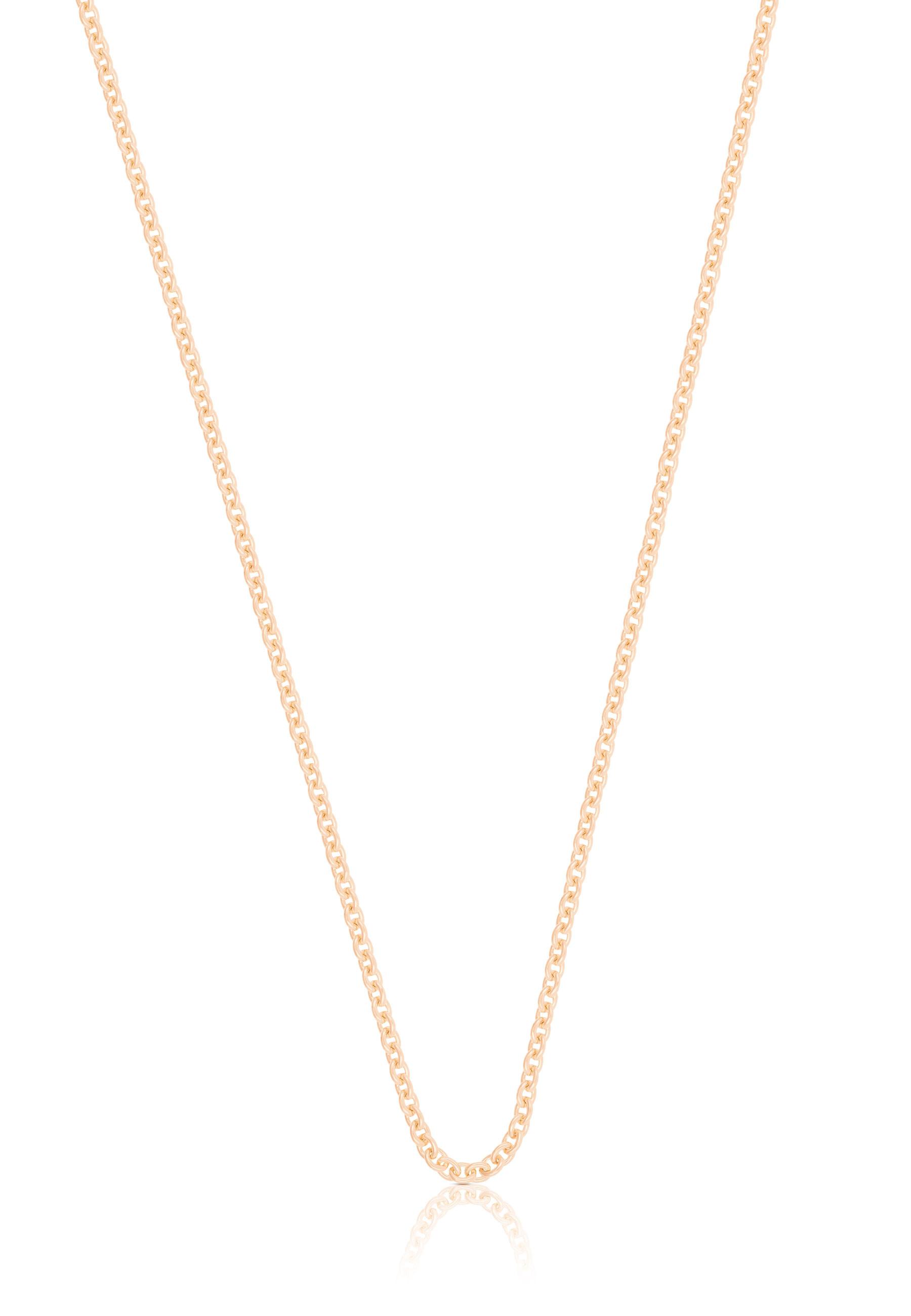 MUAU Schmuck  Collier Rundanker Rotgold 750, 1.9mm, 55cm 