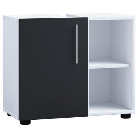 VCM Badmöbel Badunterschrank Waschbeckenunterschrank Badezimmer Flandu lll Drehtür  