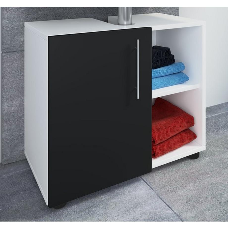 VCM Badmöbel Badunterschrank Waschbeckenunterschrank Badezimmer Flandu lll Drehtür  