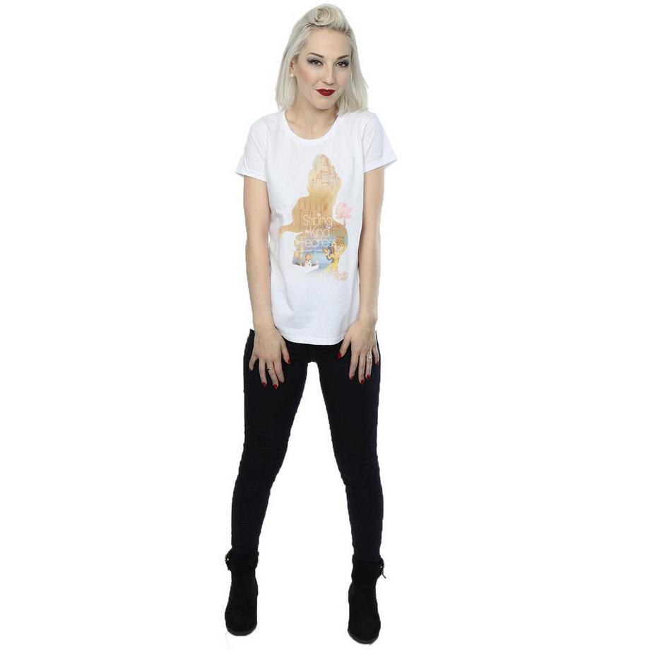 Disney PRINCESS Beauty and the Beast Be Strong Be Kind Be Fearless T-Shirt  