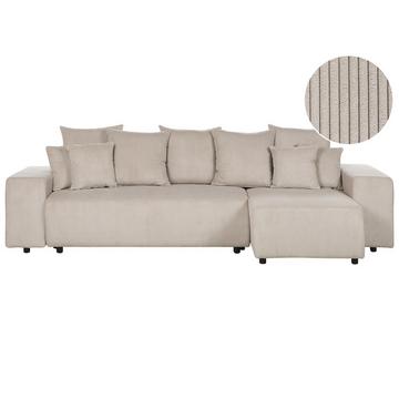 Ecksofa aus Cord Modern LUSPA