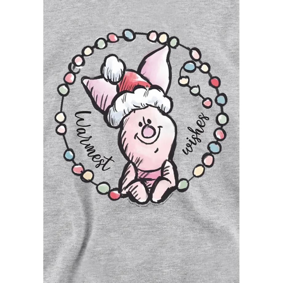 Winnie the Pooh  Sweat À Capuche Motif Porcinet Warmest Christmas Wishes 