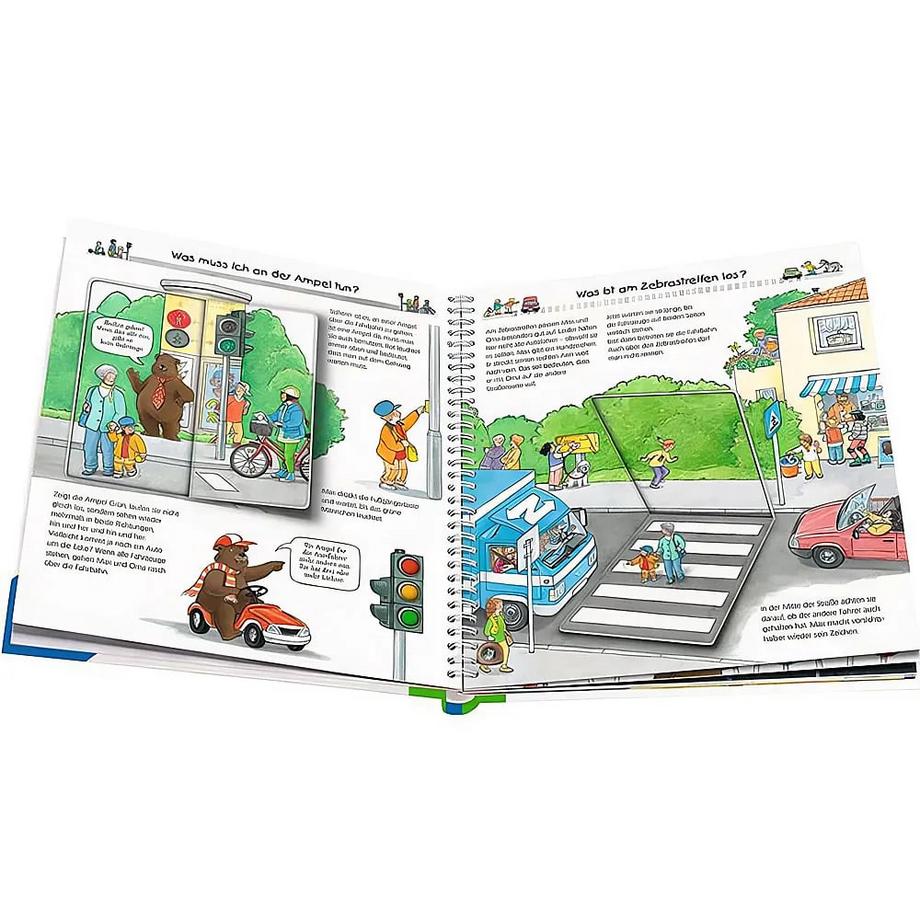 Wieso? Weshalb? Warum? Pass auf im Strassenverkehr (Nr.5) Weinhold, Angela; Weinhold, Angela (Illustrationen) Copertina rigida 