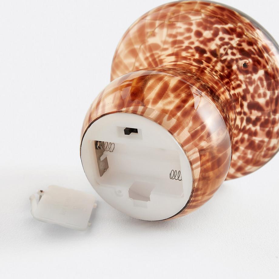 La Redoute Intérieurs Dekorative LED-Pilzlampe Onoki aus Glas  