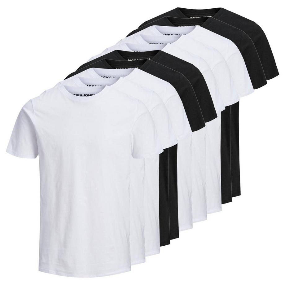 T-shirt  Pack de 10 Confortable à porter-JJEORGANIC BASIC TEE O-NECK 10PK