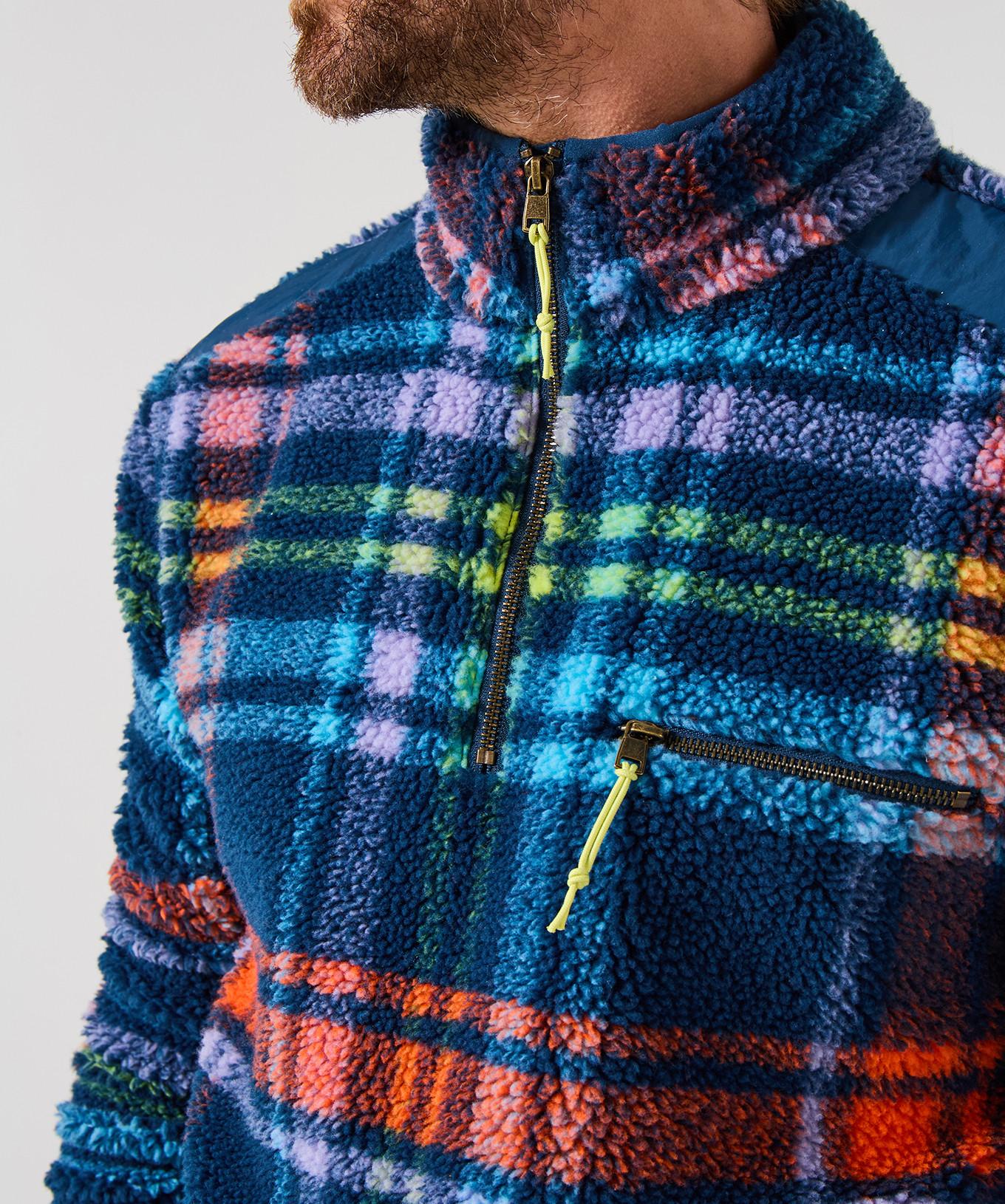 Joe Browns Top in Pile Fantasia a Quadri Collo a Imbuto  