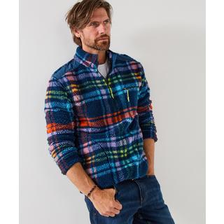 Joe Browns Top in Pile Fantasia a Quadri Collo a Imbuto  