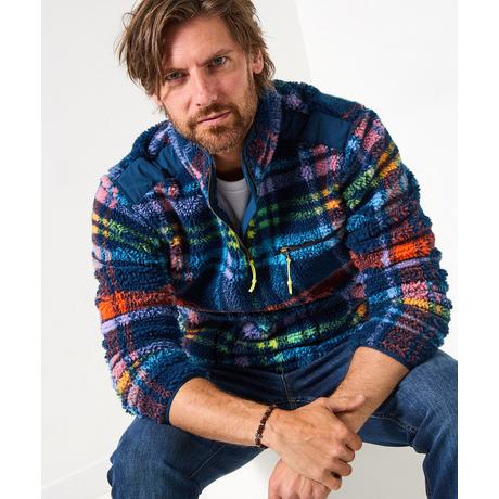 Joe Browns Top in Pile Fantasia a Quadri Collo a Imbuto  