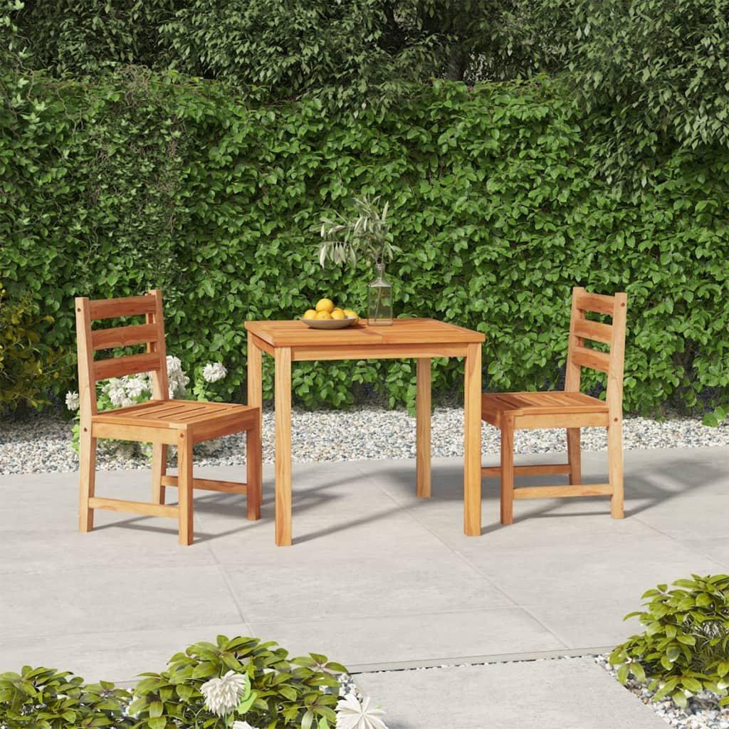 VidaXL set da pranzo da giardino Teak riciclato  