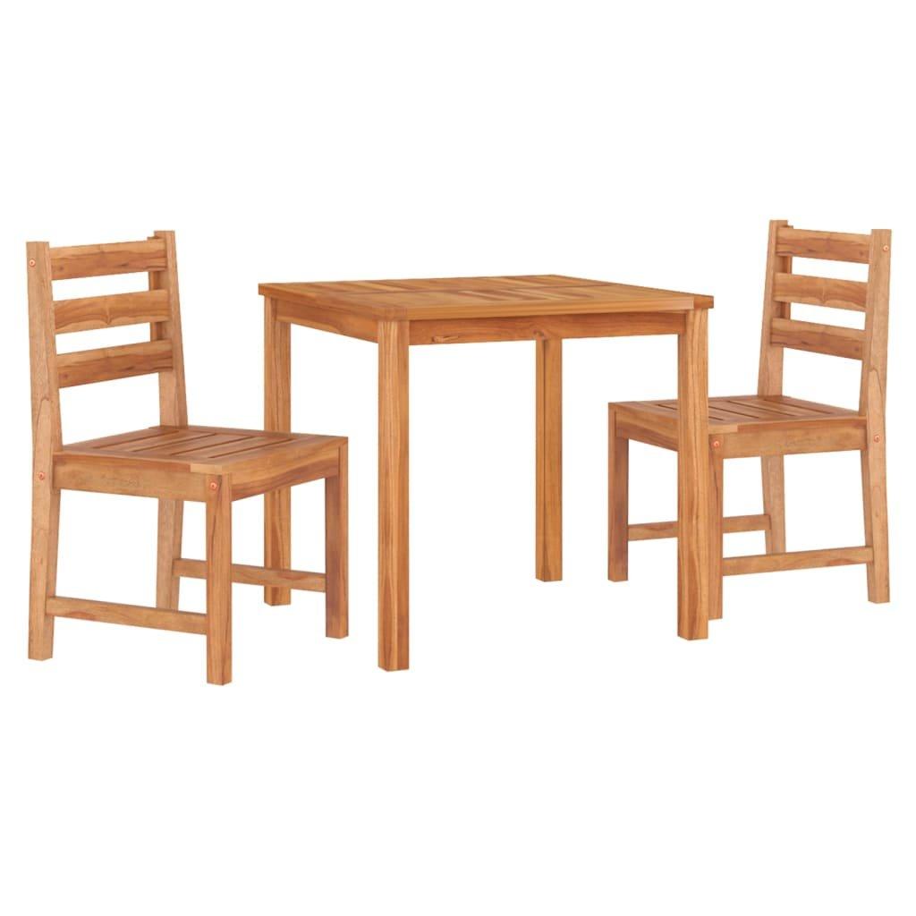 VidaXL set da pranzo da giardino Teak riciclato  