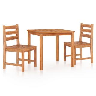 VidaXL set da pranzo da giardino Teak riciclato  