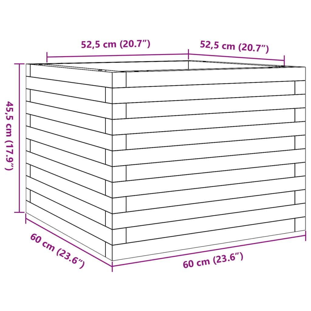 VidaXL fioriera da giardino Legno di pino impregnato  