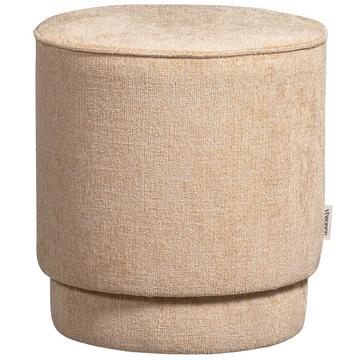 Tabouret Pearl Chenille mélange naturel 40