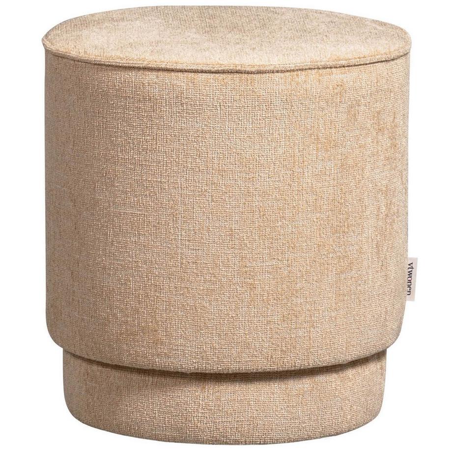 Tabouret Pearl Chenille nature mélangée 40