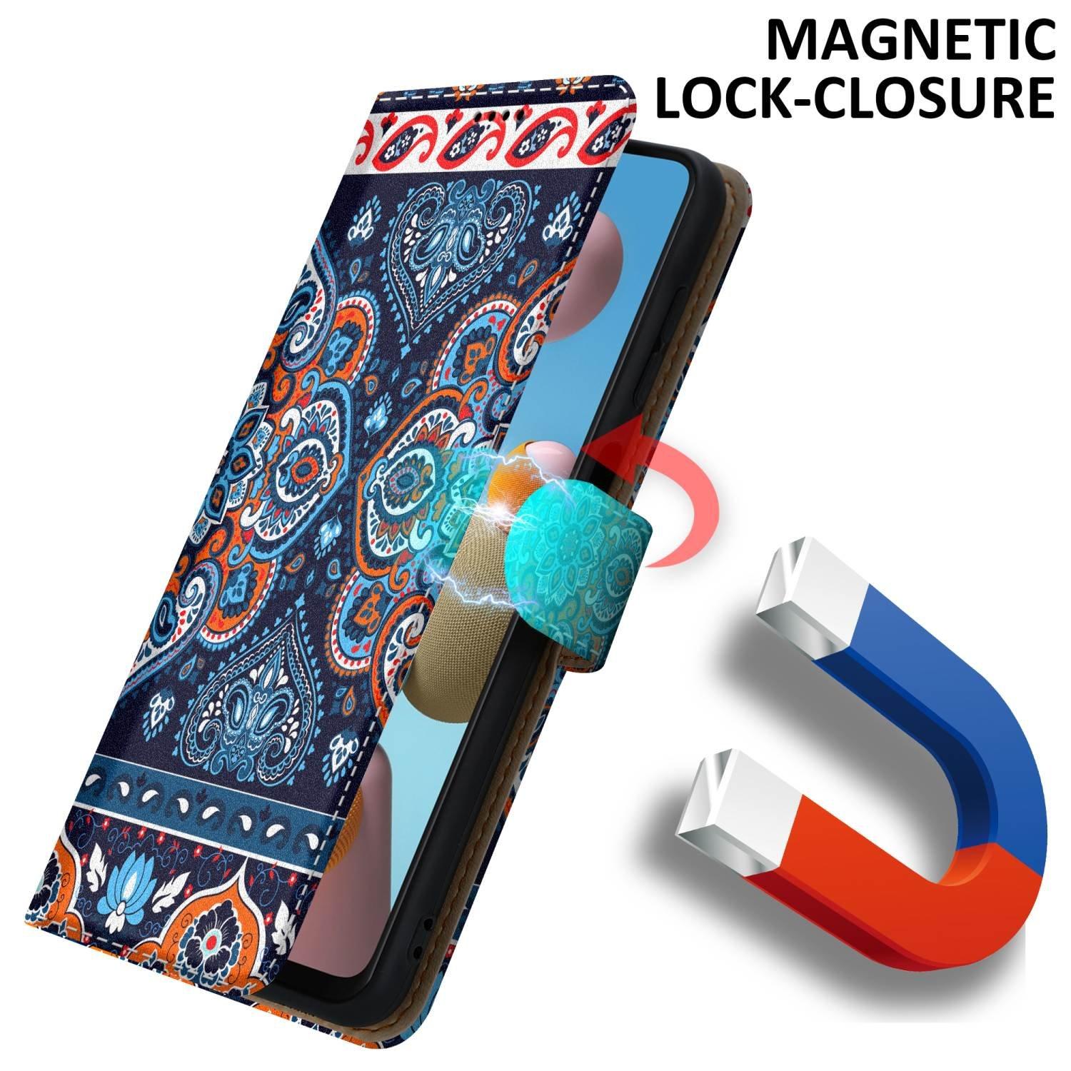 Cadorabo  Housse compatible avec Samsung Galaxy A21s - Coque de protection avec fermeture magnétique, fonction de support et compartiment pour carte 