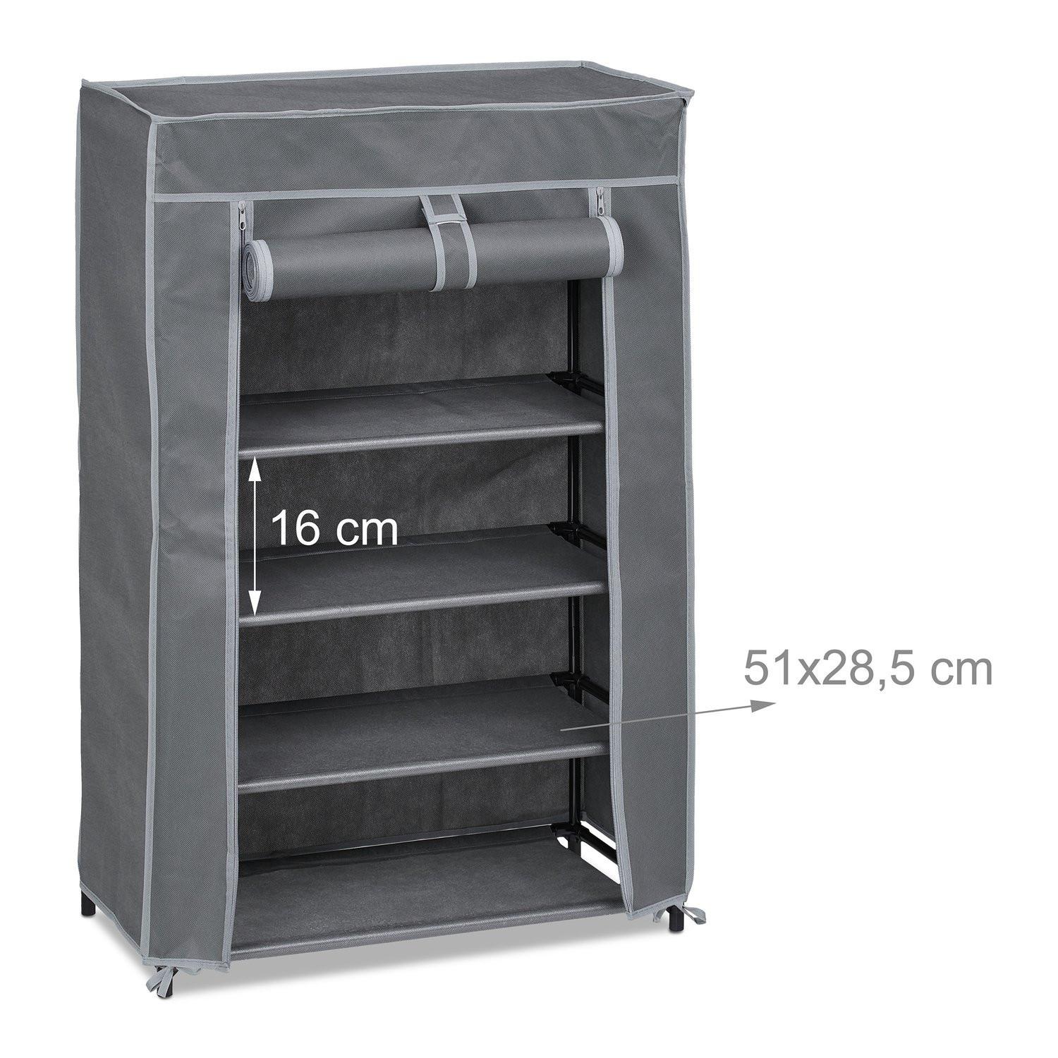 Northix Scarpiera con 5 ripiani  