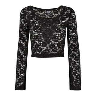 URBAN CLASSICS Camicia Pizzo Maniche Lunghe Taglie Forti  