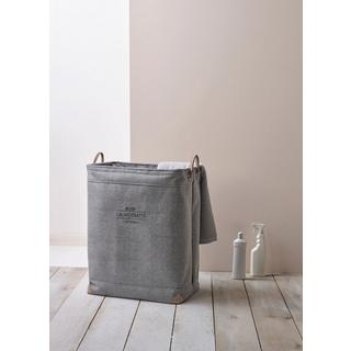 AQUANOVA Aquanova Lubin porta biancheria 113 L Rettangolare Cotone, Poliestere Grigio  